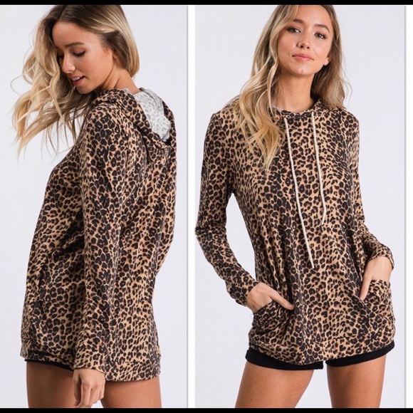 Animal Print Hoodie - Picture 3 of 3
